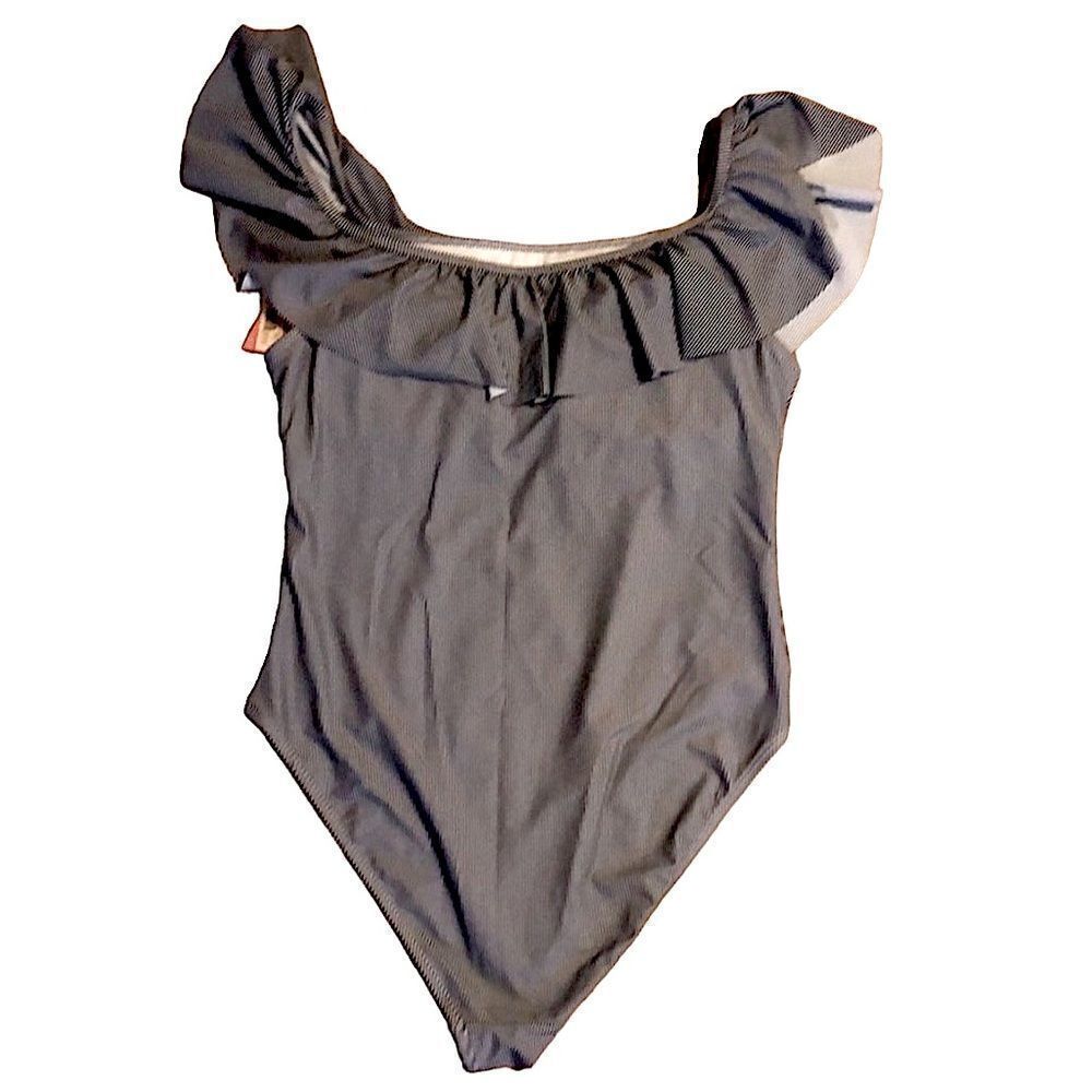 Uncommon Sense Off-Shoulder Ruffle One-Piece Swimsuit XL - Picture 4 of 11